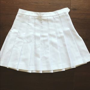 American Apparel white Plaid Skirt - used once